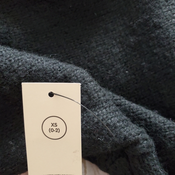 No Boundaries Black Oversized Sweater Duster Cardigan XS 0/2 New - Picture 6 of 8